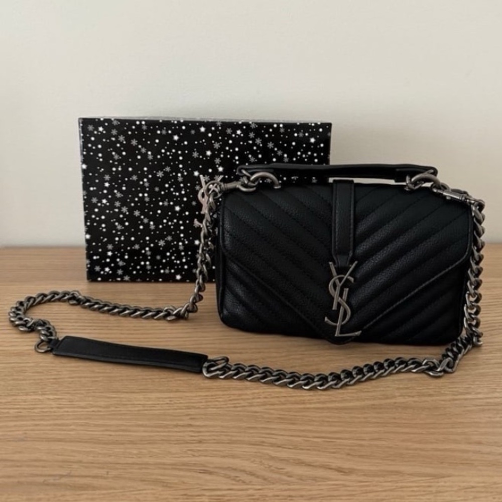 Black YSL Crossbody Bag